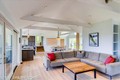The spacious great room with open floor plan is
