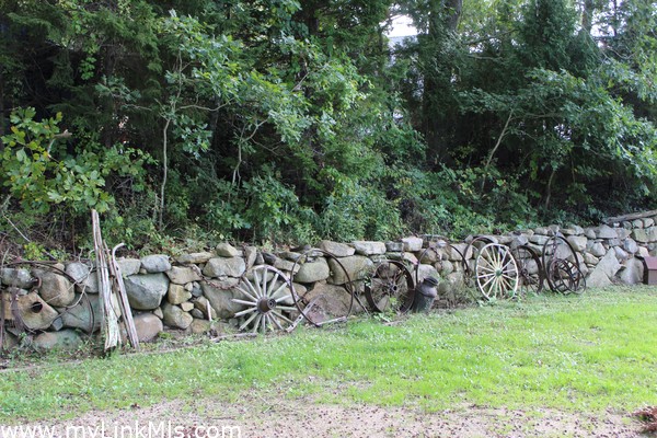 Stone Walls in side yard