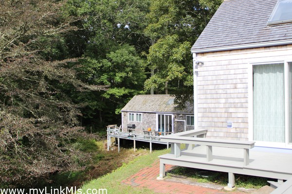 private porch main house for the 1st floor bedroom, Guest House in the distance