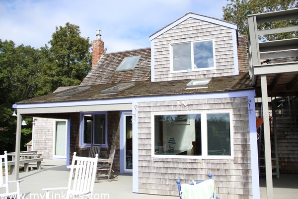 Back of Main house deck
