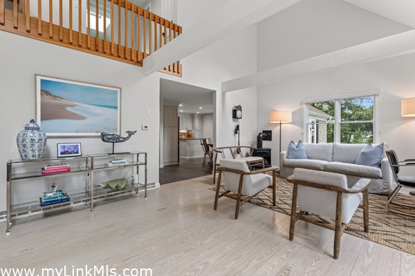 Living room with an abundance of natural light