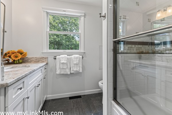 First-floor full bath