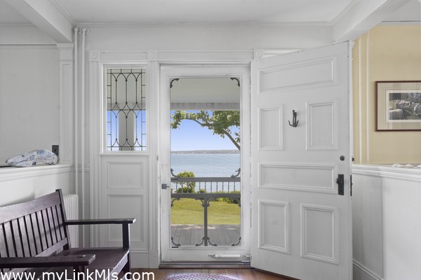 Stately front entrance and foyer