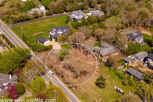 corner lot circle estimates lot area