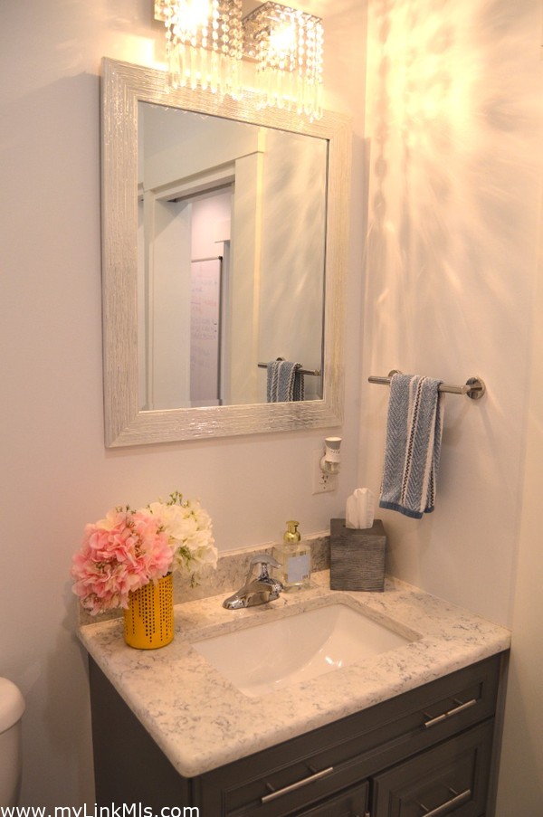 1st floor powder room with shower