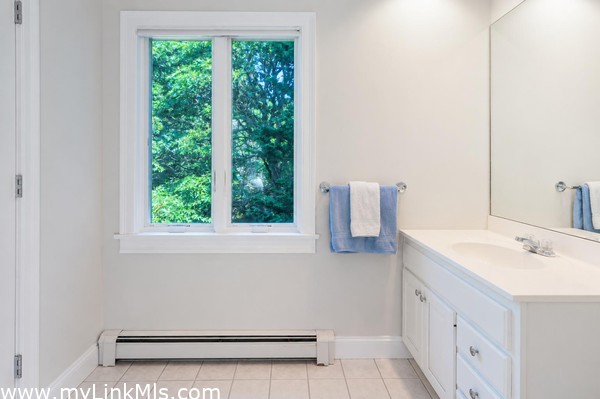 half bath off living room