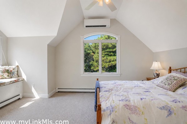 primary en-suite with private lounge area and private exterior deck