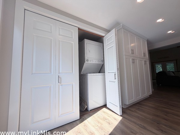 Stackable Laundry in kitchen