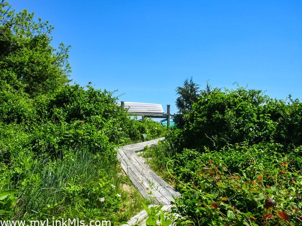 Private path to beach