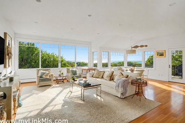 Open floor plan with panoramic  views