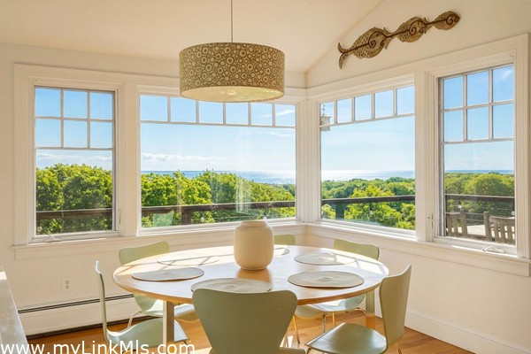 Spectacular views from the dining area