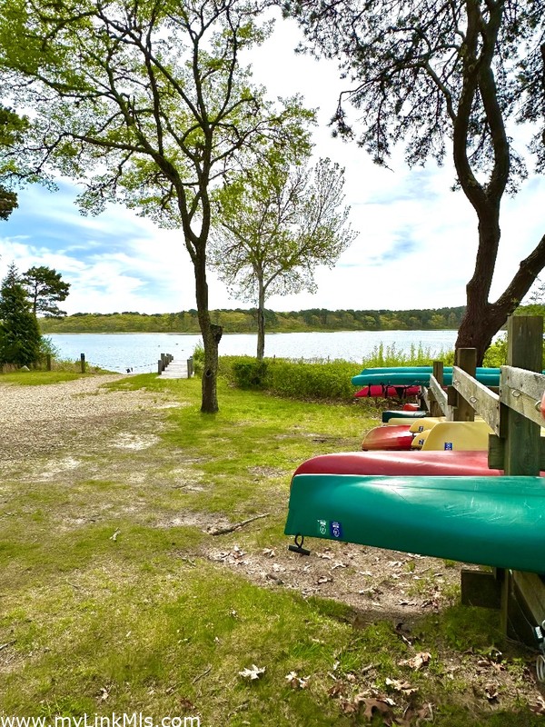 Kayak Storage to boat landing and dock