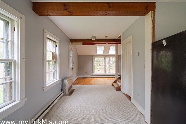 First floor with dining and living area