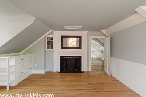 ...a wood-burning fireplace