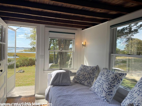 Sweet views from the guest house to Menemsha Pond