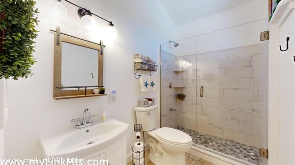 tiled bathroom
