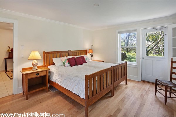 Lower Level Bedroom Above Ground