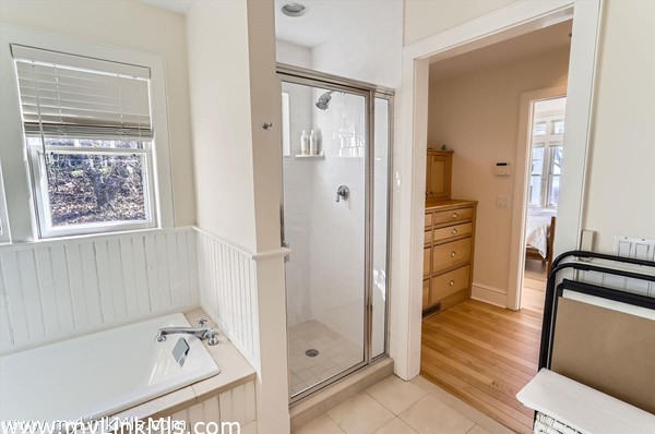 Primary Full Bath with Shower and Tub