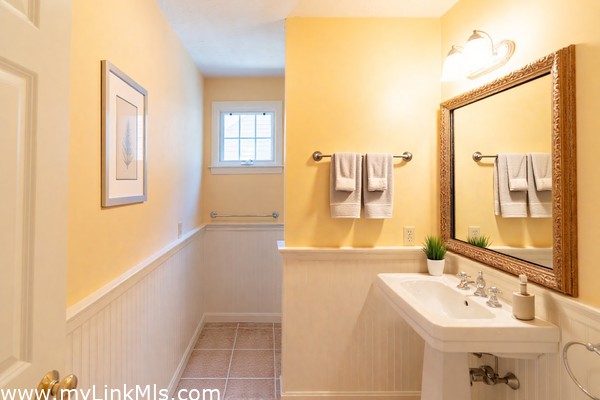 First floor full bathroom with shower