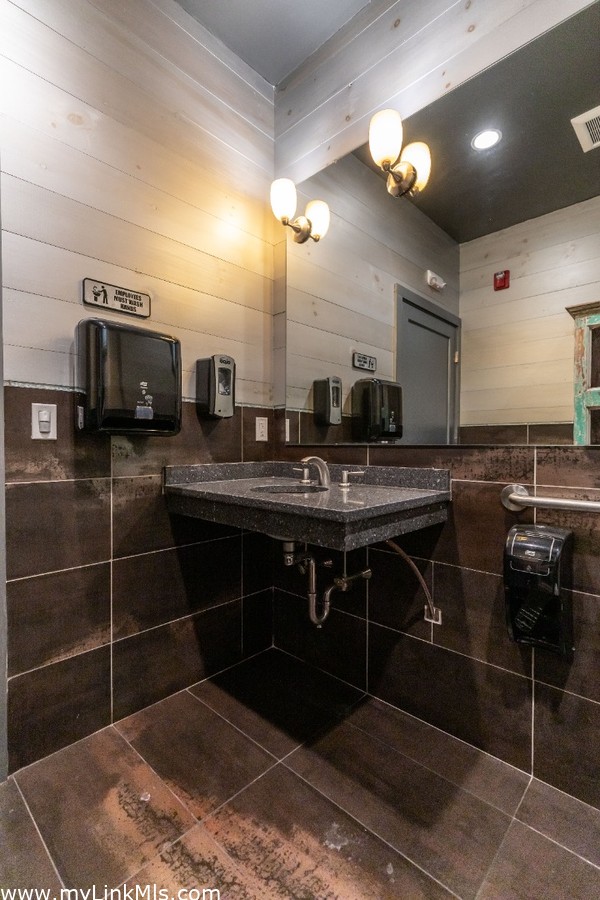 One of three handicapped bathrooms
