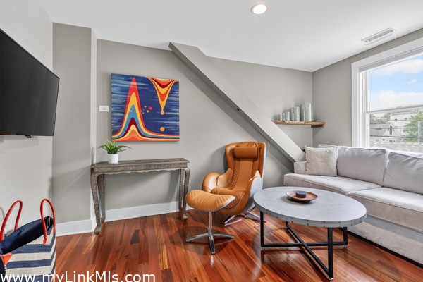 Currently used as a living room