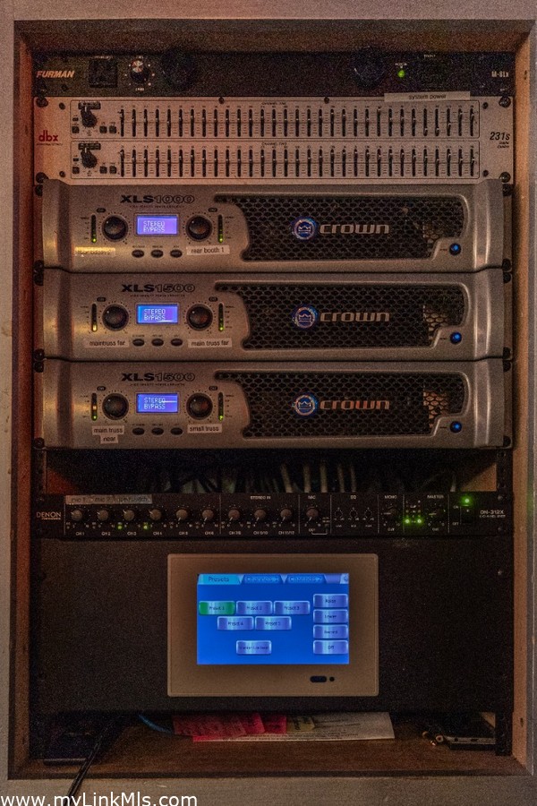 Sound and lighting controls