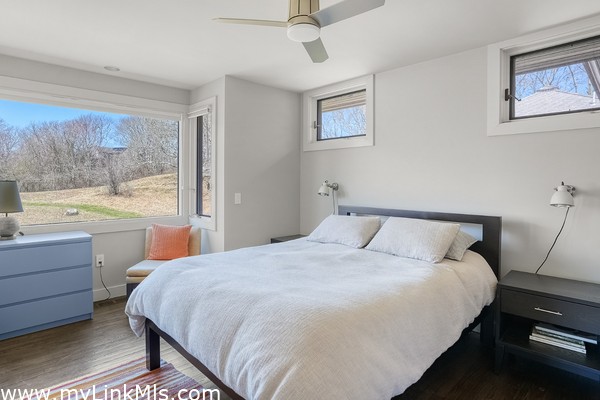 The bedrooms have pastoral views and lovely natural light.