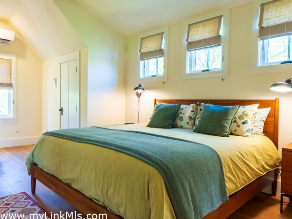 Detached bedroom over the two car garage