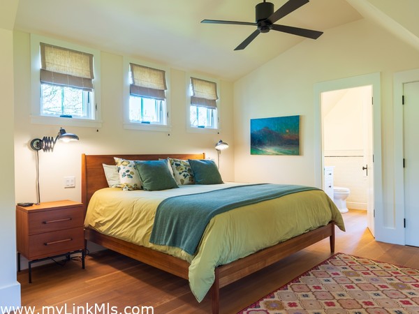 Detached bedroom and bath over the two car garage