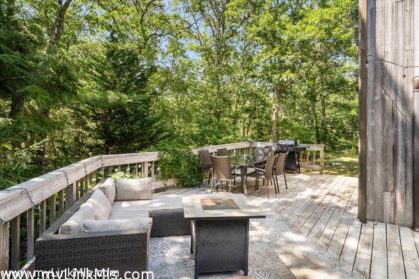 ...and spacious deck for outdoor entertaining!