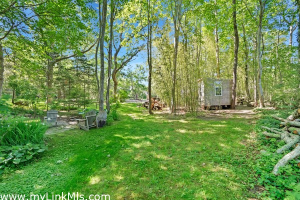 Yard and outbuilding