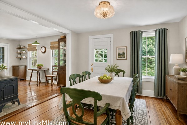 Dining room open to kitchen area