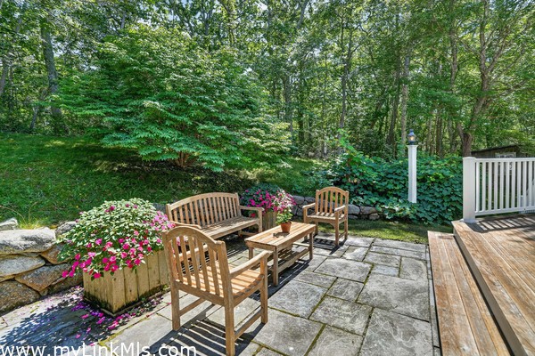Main House, rear patio