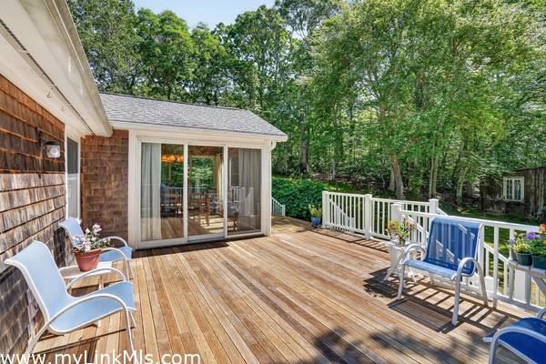 Main House, rear deck