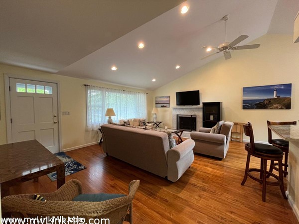 Living Room with Fireplace