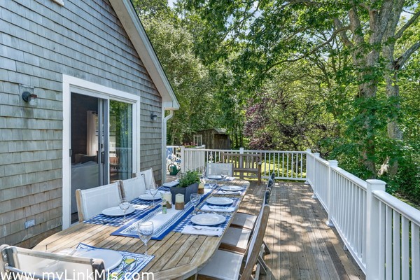 The side of the Deck off of the Living Room
