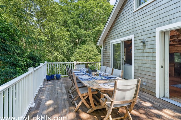 Deck with Primary Bedroom Window on the Far end