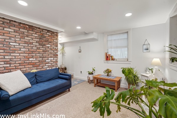 Living Room of lower level apartment