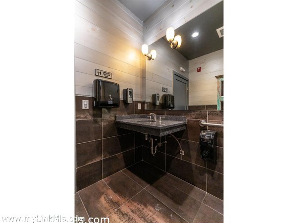 One of three handicapped bathrooms