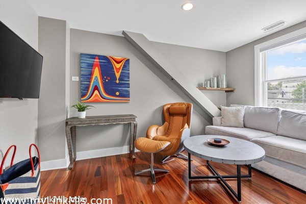 Currently used as a living room
