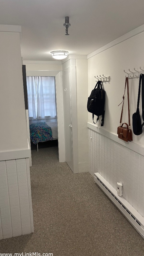 Hallway from kitchen to bedrooms 6 x 14 feet