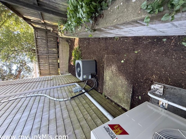 Rear of property