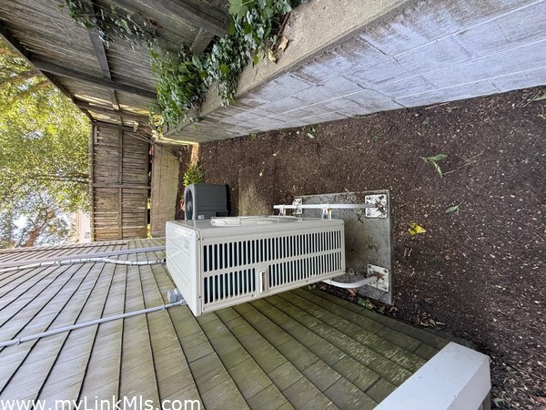 Rear of property