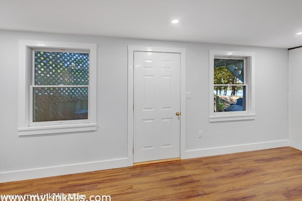 Walk-out basement with access to the path to Lagoon