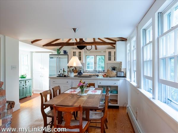 view over dining to kitchen