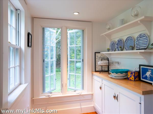 Pantry nook in the kitchen