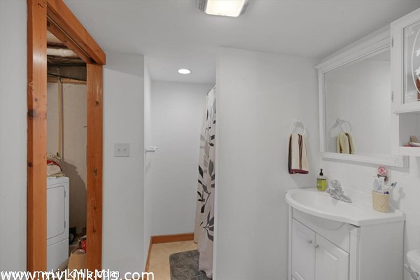 Finished basement bathroom in Main house