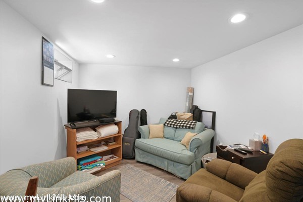 Finished basement in main house