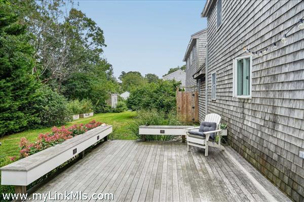 Private backyard