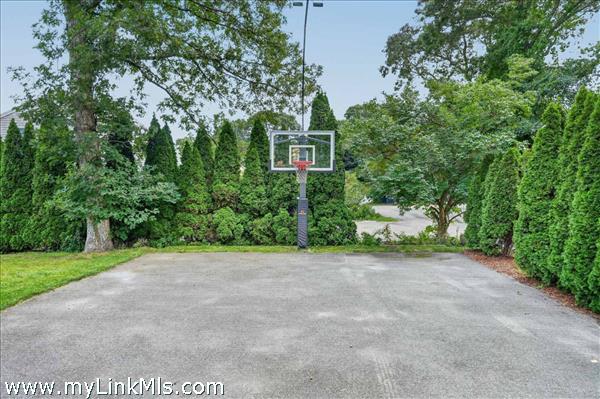 Half basketball court